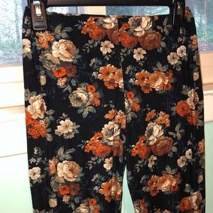 Floral leggings